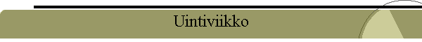 Uintiviikko